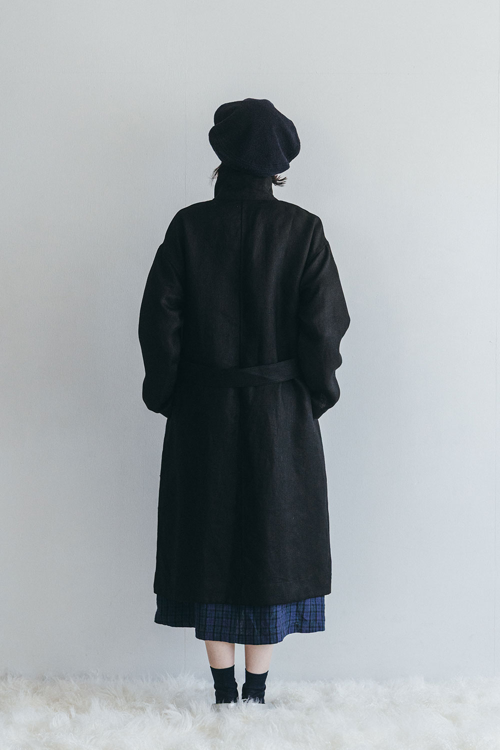 NEW】オルウェン コート デニムブラック | fog linen work