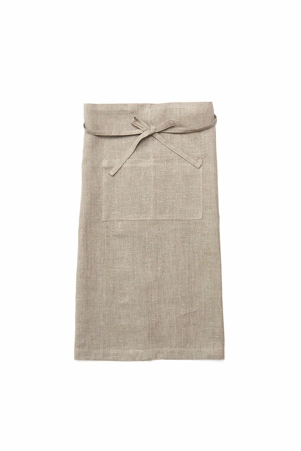 fog linen work リトアニア製　リネン100% ギャルソンエプロン リネン ギャルソンエプロン ナチュラル | fog linen work
