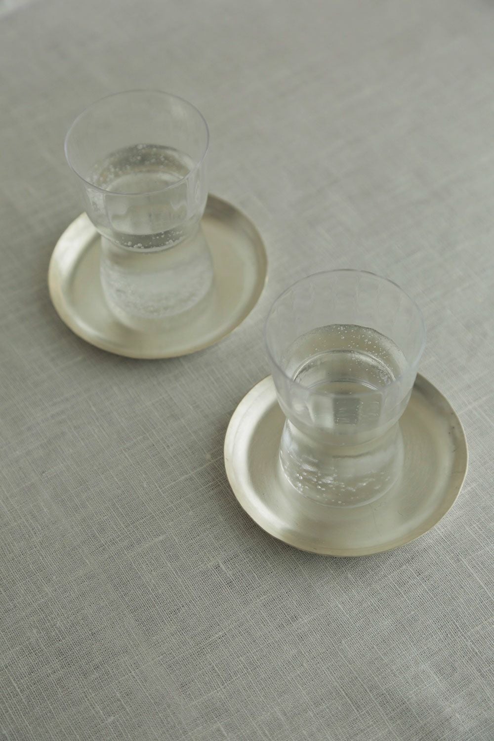シルバープレイテッド プレート 円形 S 【φ9×H1】 | fog linen work