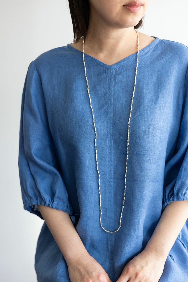 fog シルバー ビーズネックレス L | fog linen work
