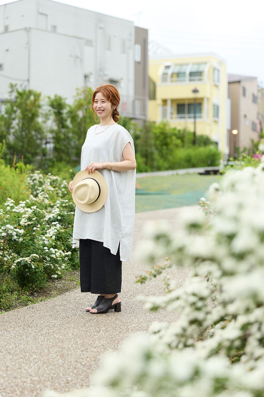 NEW】リネン ペチパンツ ブラック | fog linen work