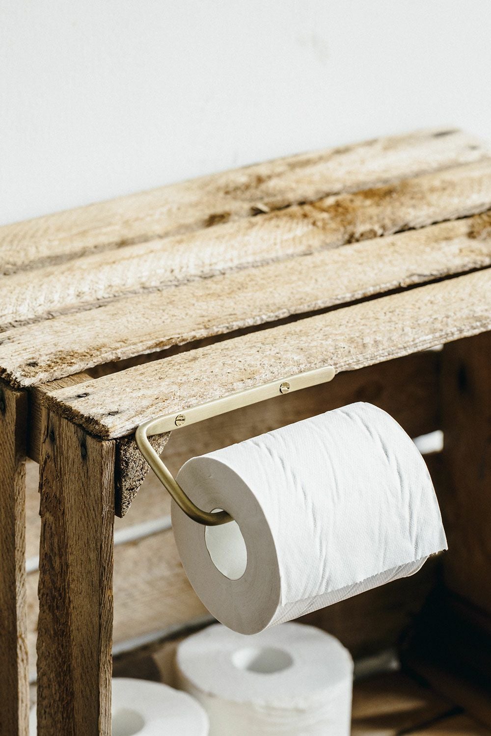 MIDWAY PAPER CO. ブラス トイレットペーパーホルダー ブラス トイレットペーパーホルダー | fog linen work