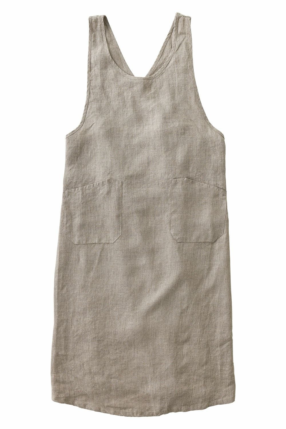 リネン オーバーエプロン ナチュラル | fog linen work