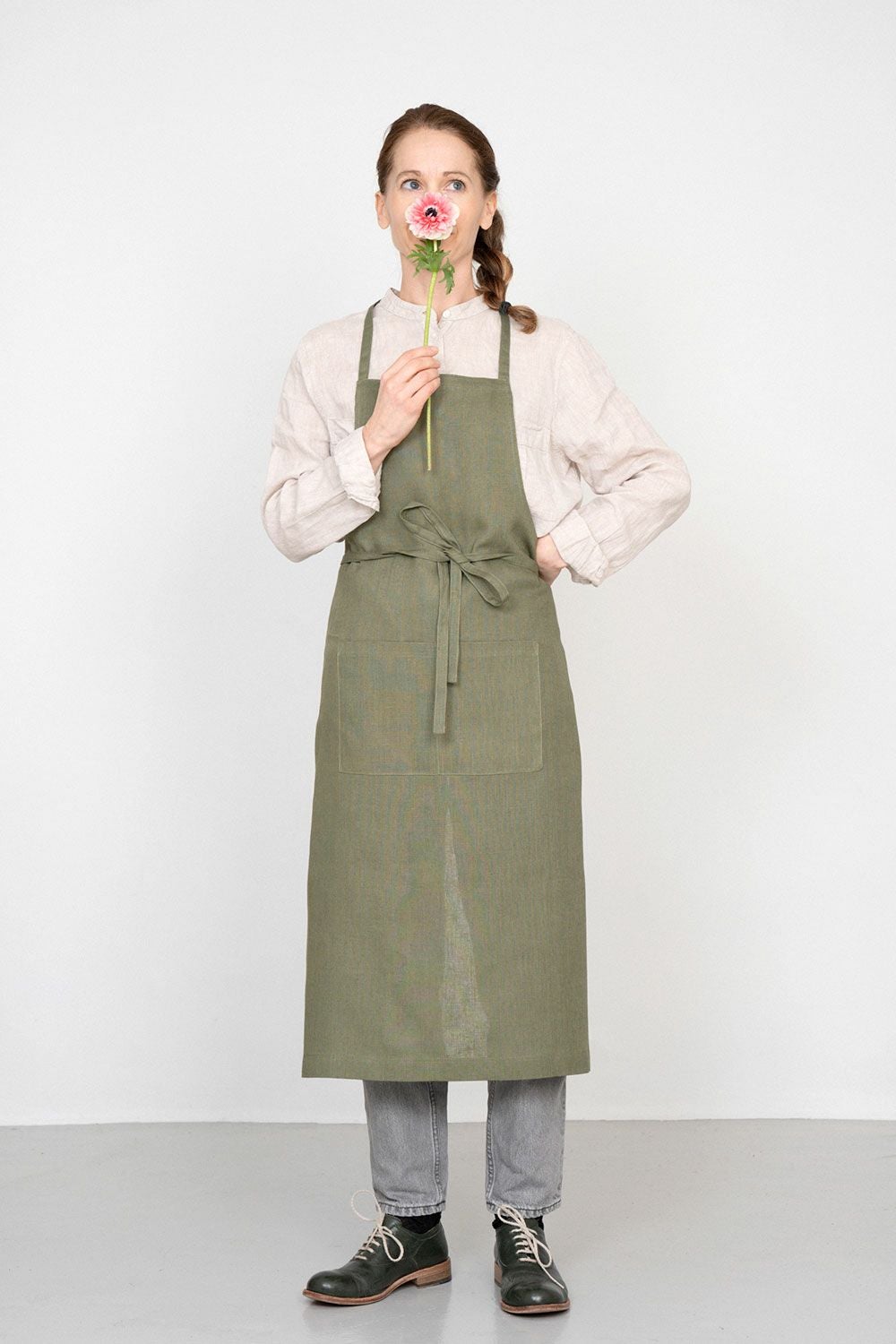 NEW】リネン フルエプロン シトロネル | fog linen work