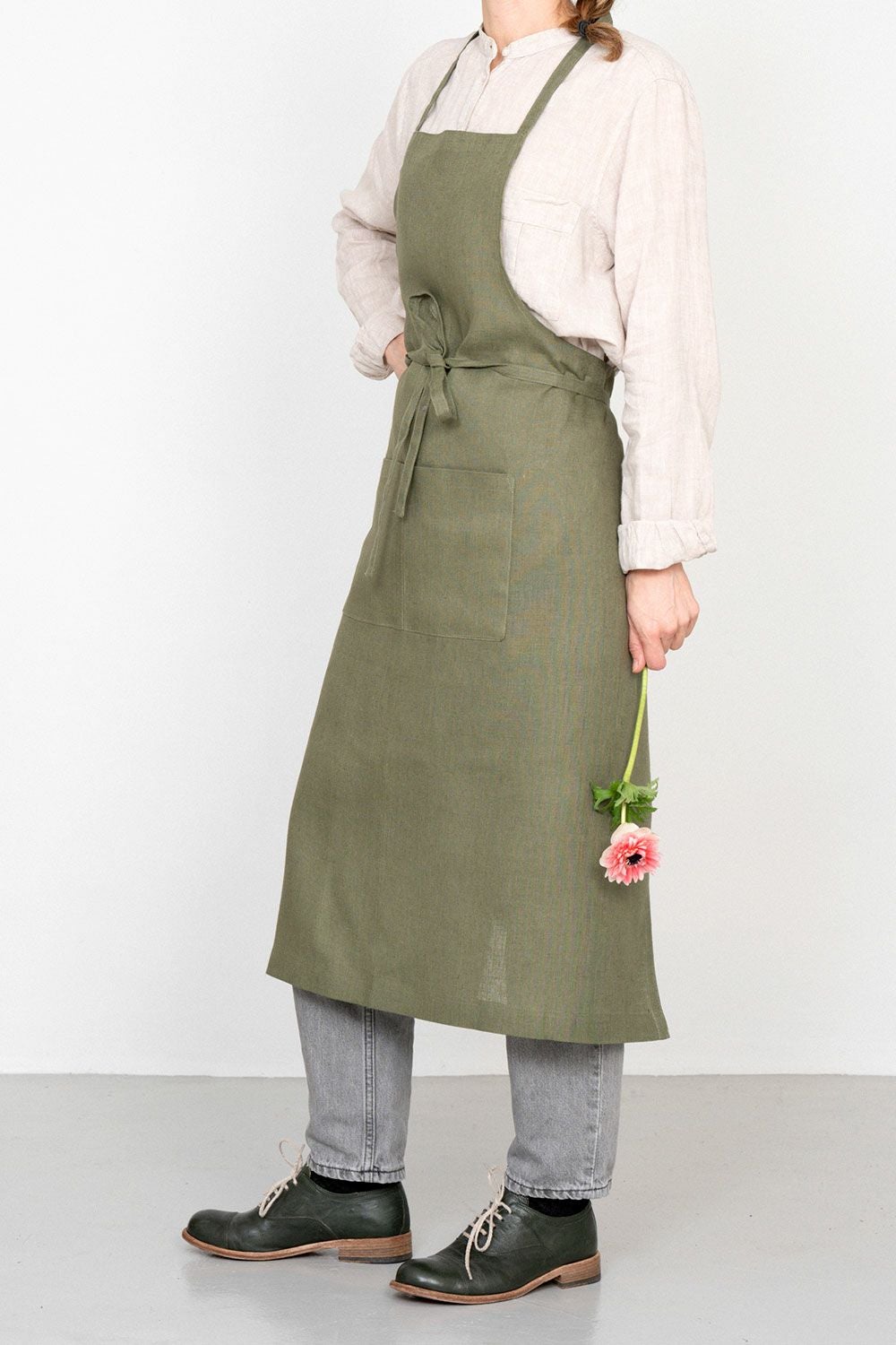 NEW】リネン フルエプロン シトロネル | fog linen work NEW】リネン フルエプロン シトロネル | fog linen work