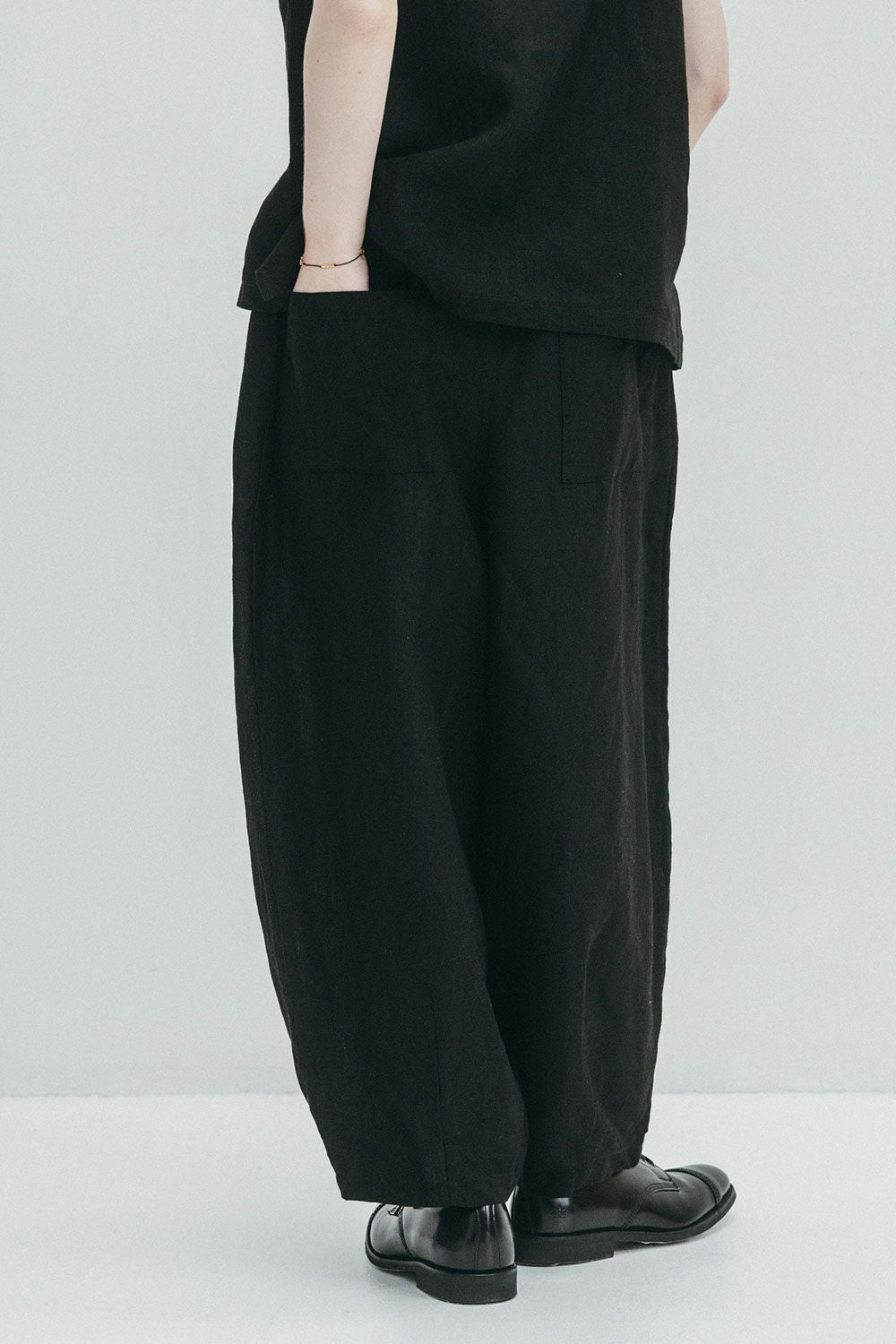 クイン コクーン パンツ ブラック | fog linen work