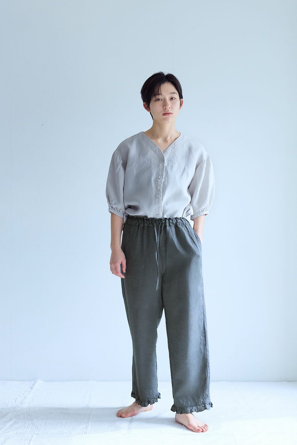 ウ゛ェラ パンツ アシェ | fog linen work