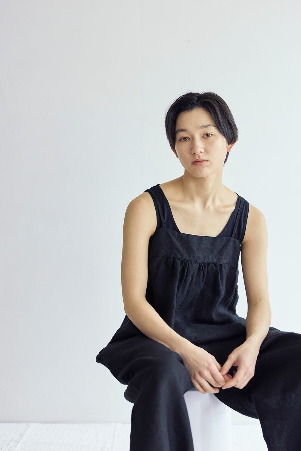 ラナ サロペット ブラック | fog linen work