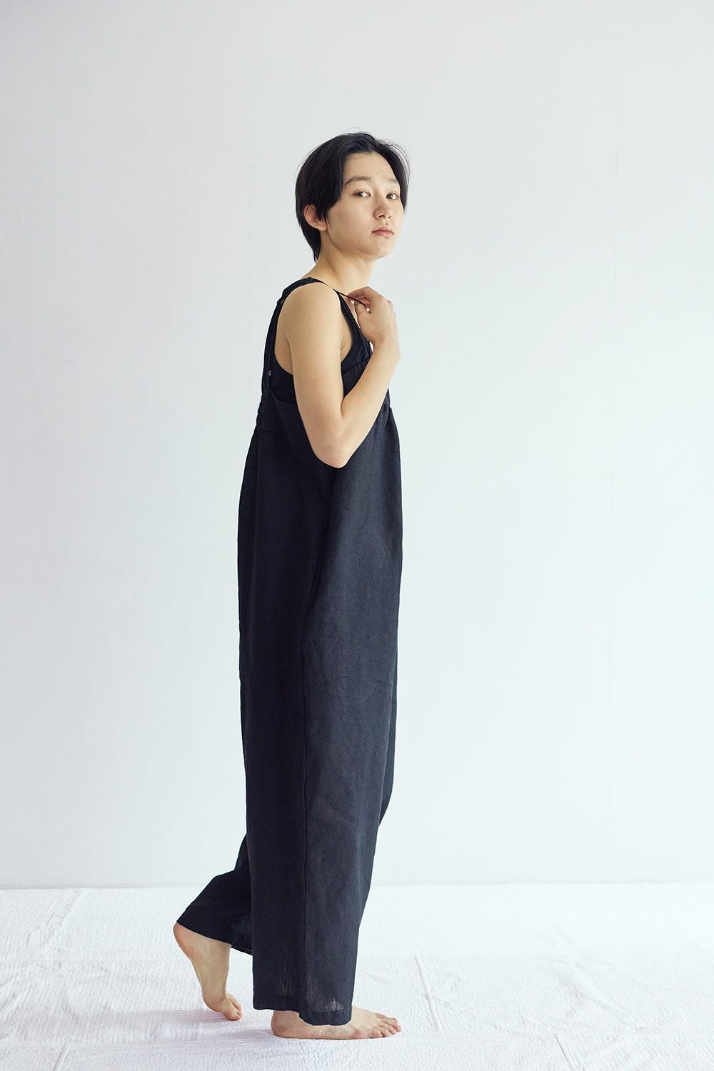 ラナ サロペット ブラック | fog linen work