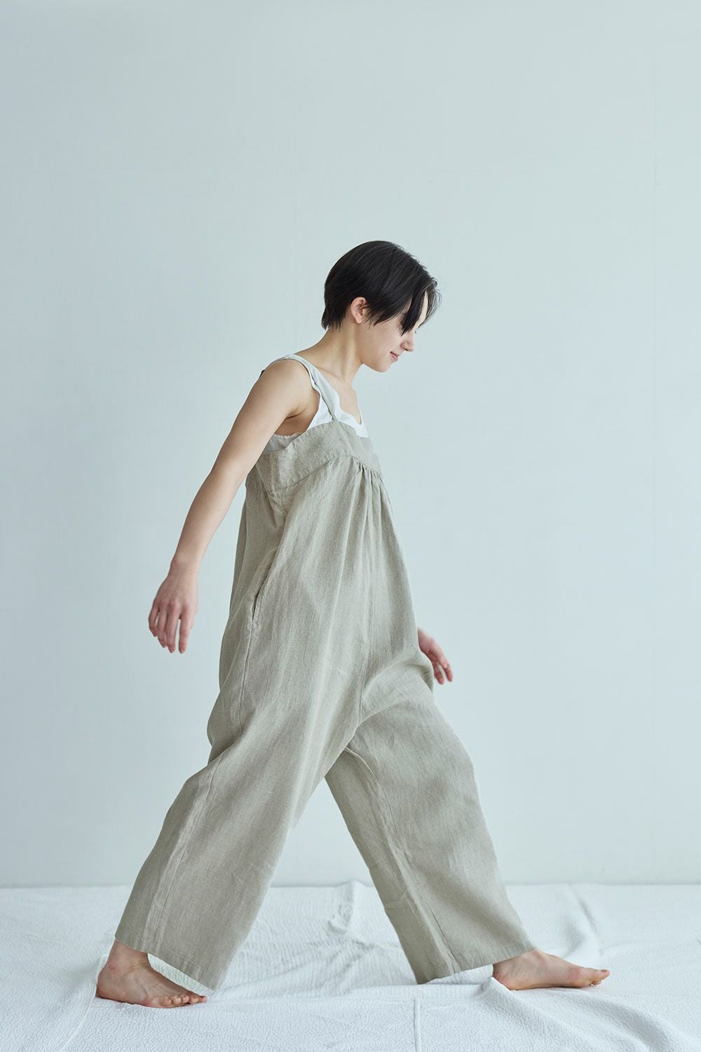 ラナ サロペット ナチュラル | fog linen work