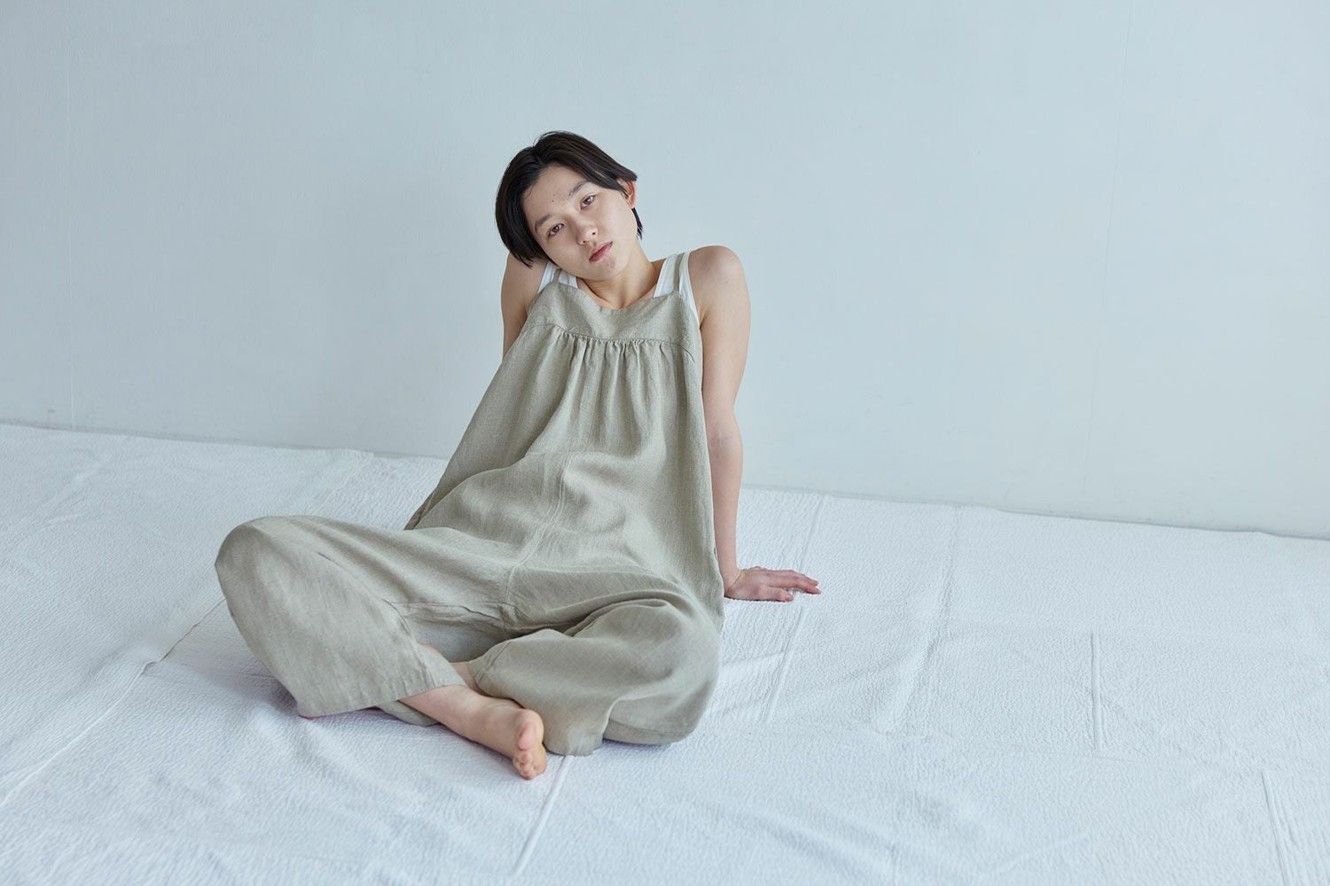 ラナ サロペット ナチュラル | fog linen work