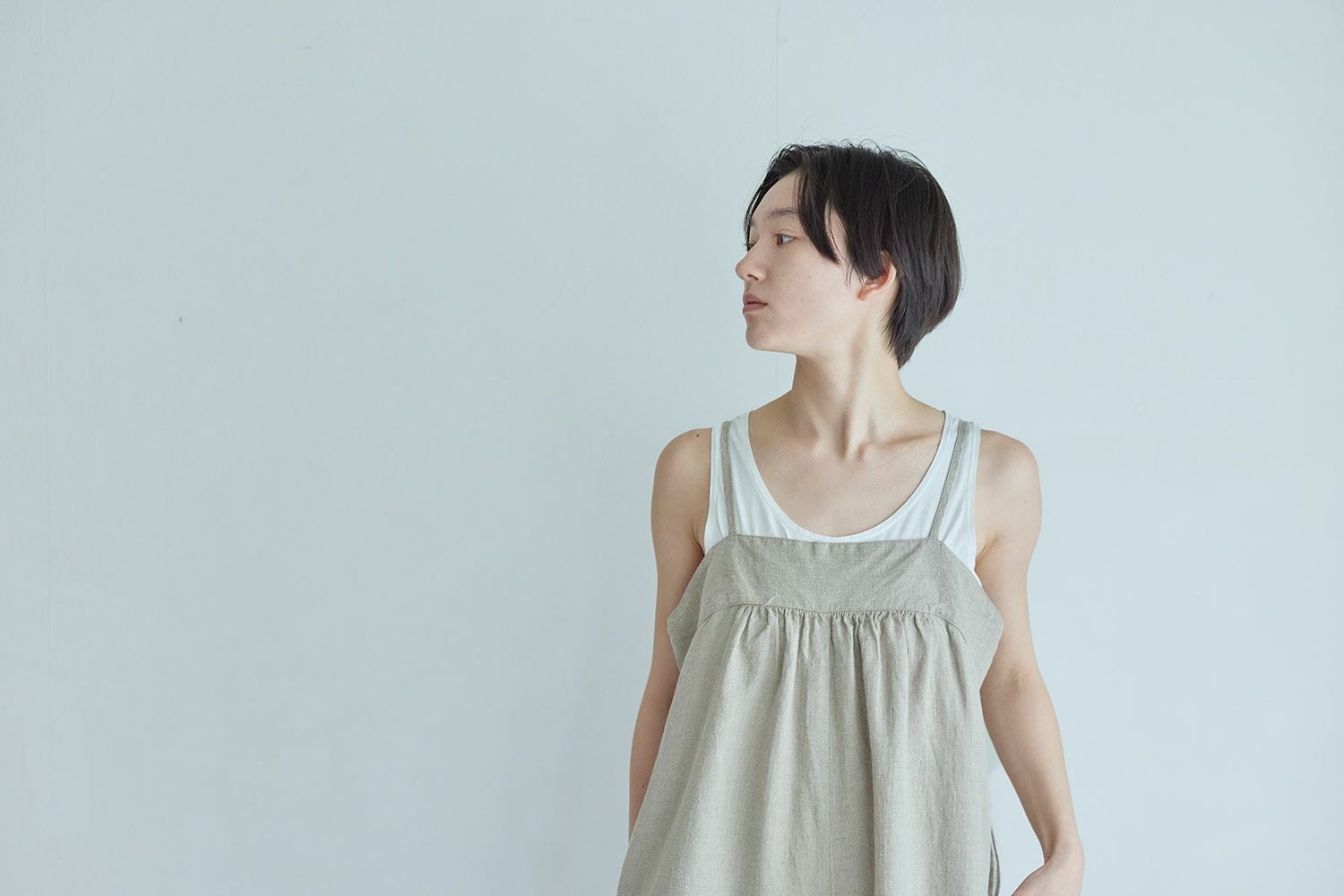 ラナ サロペット ナチュラル | fog linen work