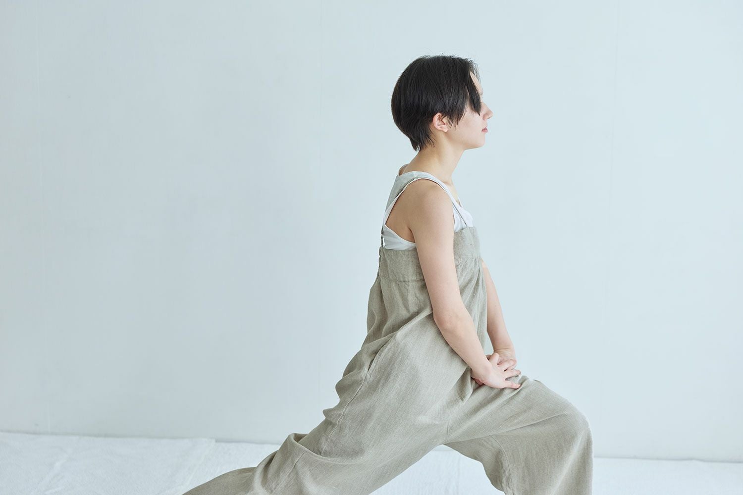 ラナ サロペット ナチュラル | fog linen work