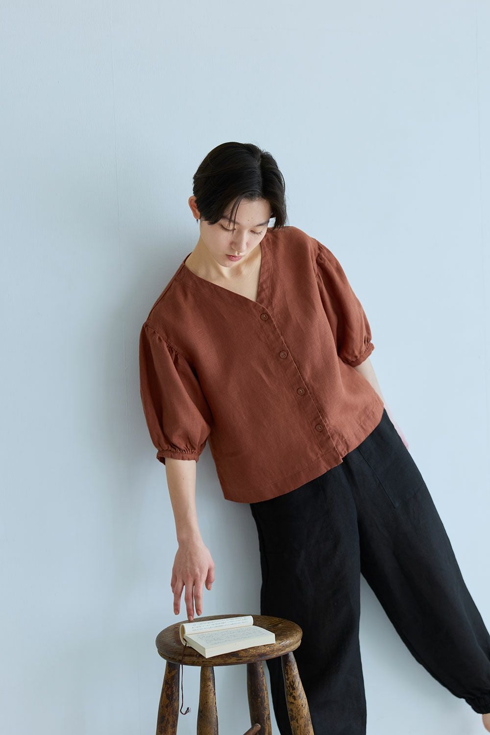 NEW】エライザ トップ パン ブリュレ | fog linen work