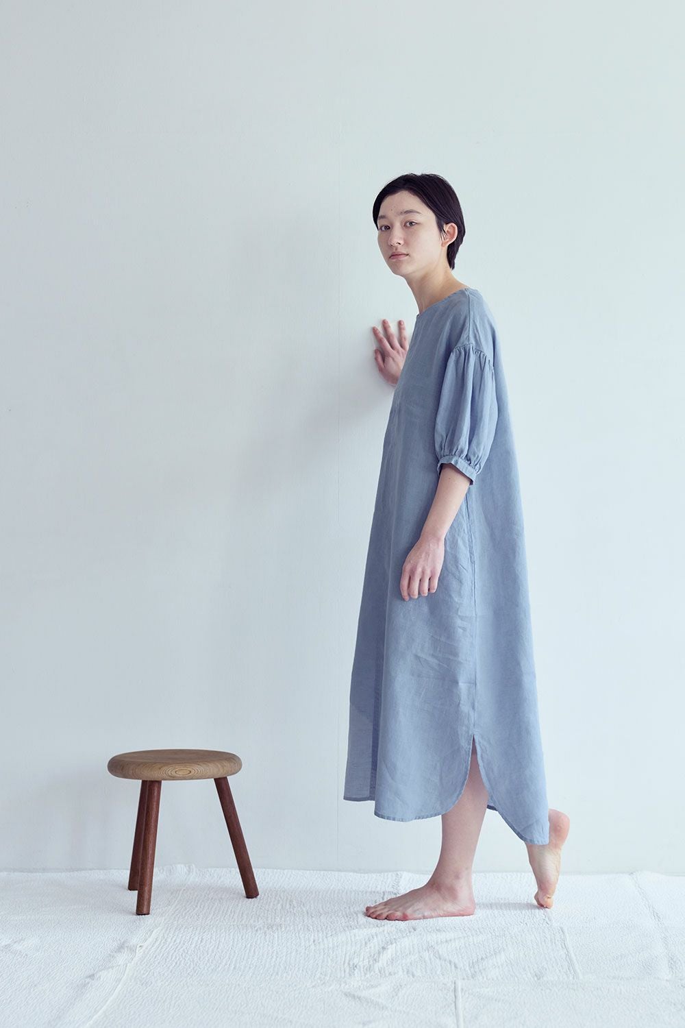 ドロシー ワンピース ブルー パール | fog linen work