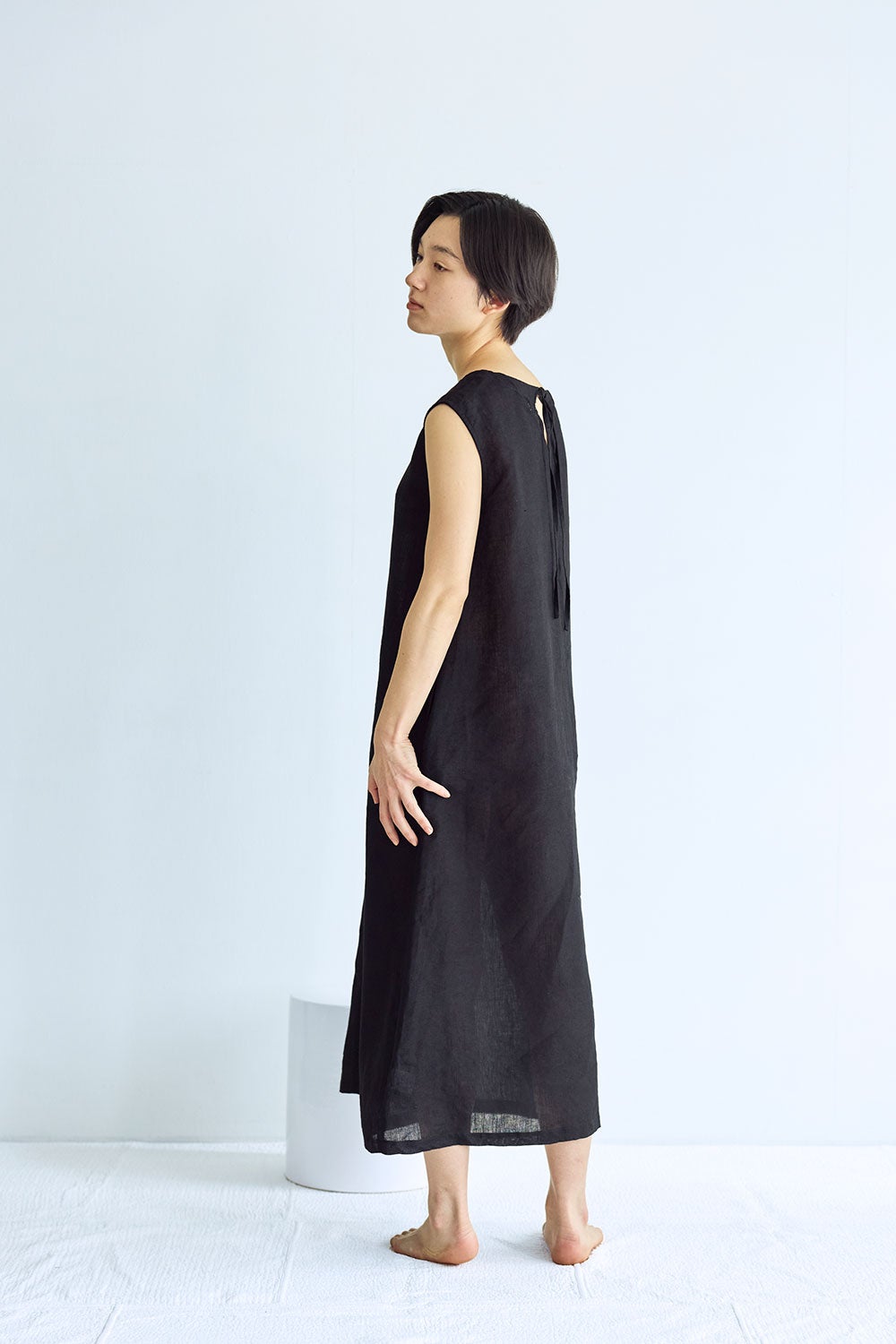 NEW】ダニエル ワンピース ブラック | fog linen work