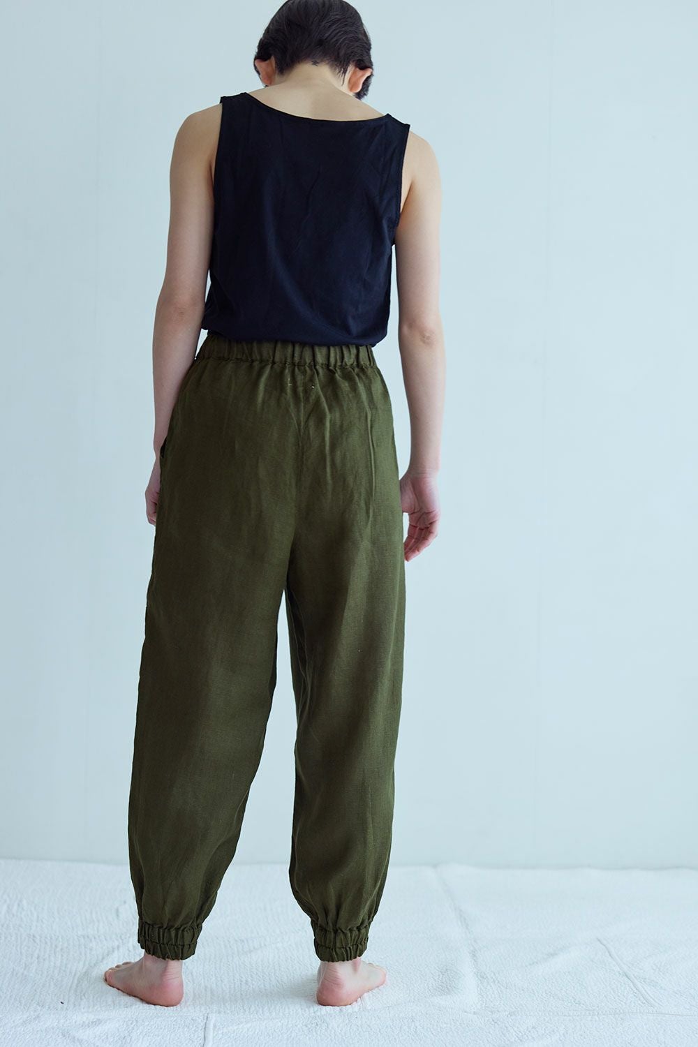 レオニー パンツ オリーブ | fog linen work