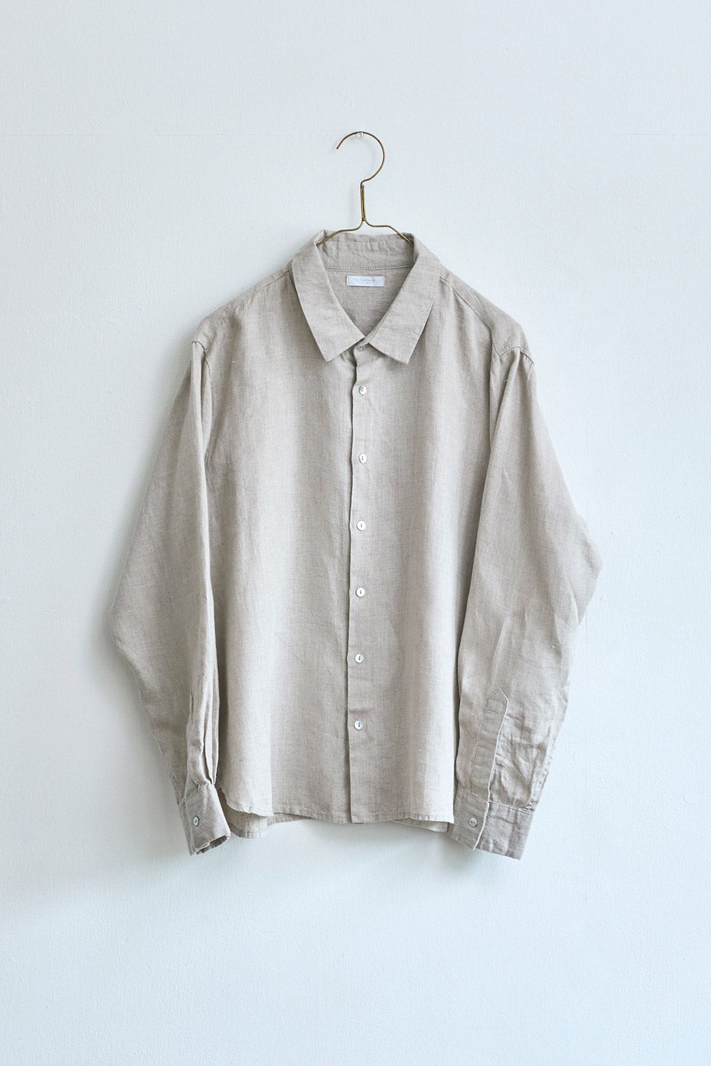 北欧暮らしの道具店　fog linen work / リネントップス 当店別注】fog linen work / リネントップス（ペールグレー・ブラック
