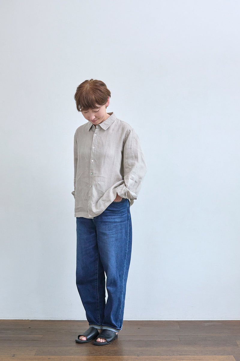 オーセンティック ワーク シャツ ナチュラル | fog linen work