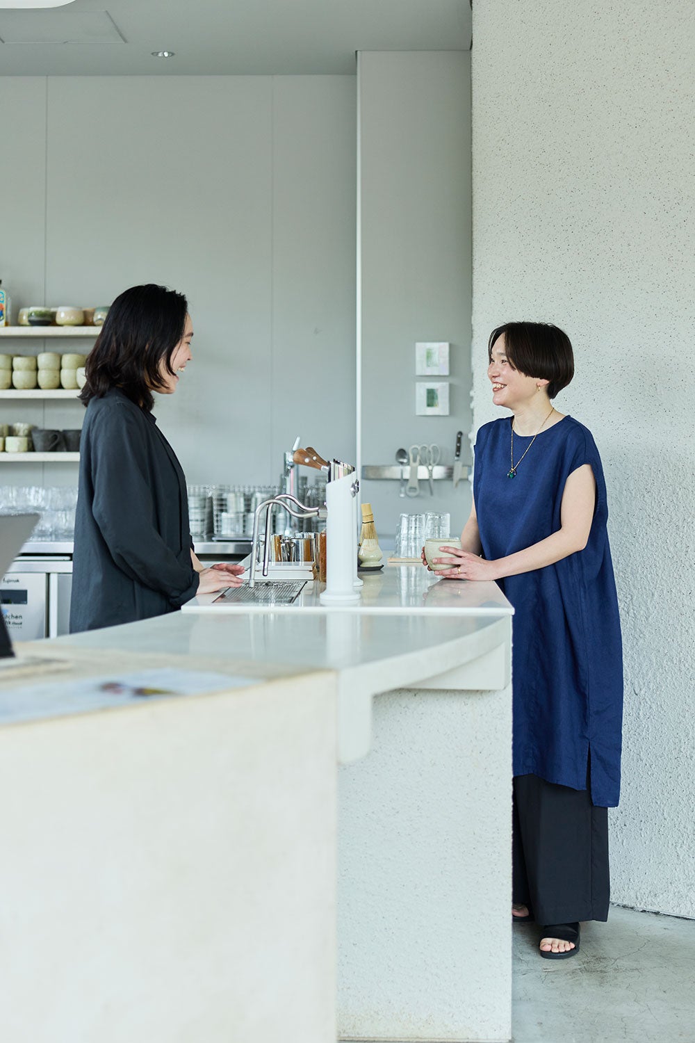 予約商品】タリア チュニック ブルーインディゴ | fog linen work