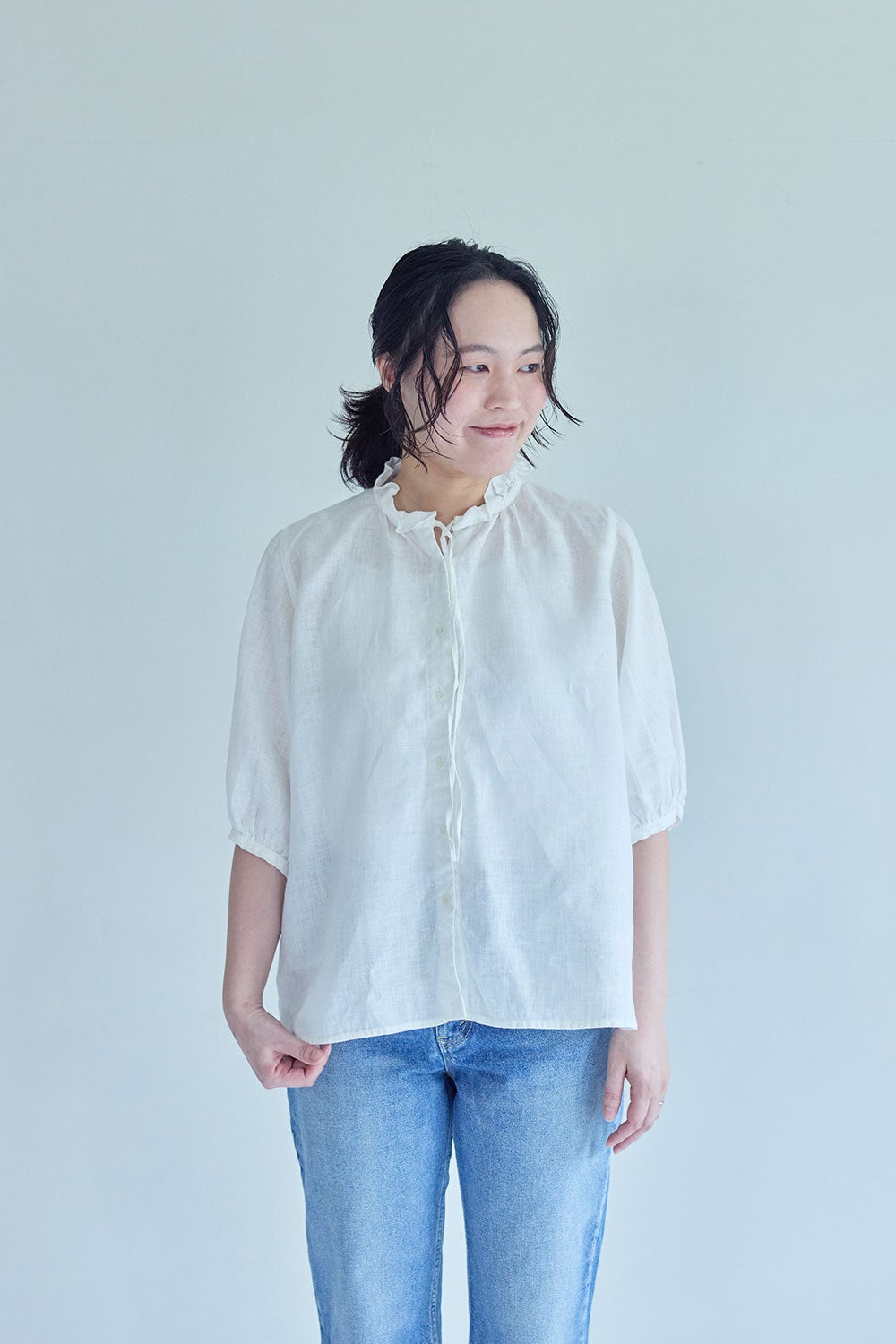 fog linen work フォグリネンワーク　リネン　ブラウス　ホワイト 楽天市場】fog linen work フォグリネンワーク マギー トップ