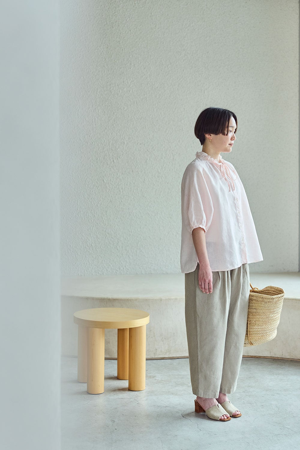 NEW】ヘレーネ トップ オパール ピーチ | fog linen work