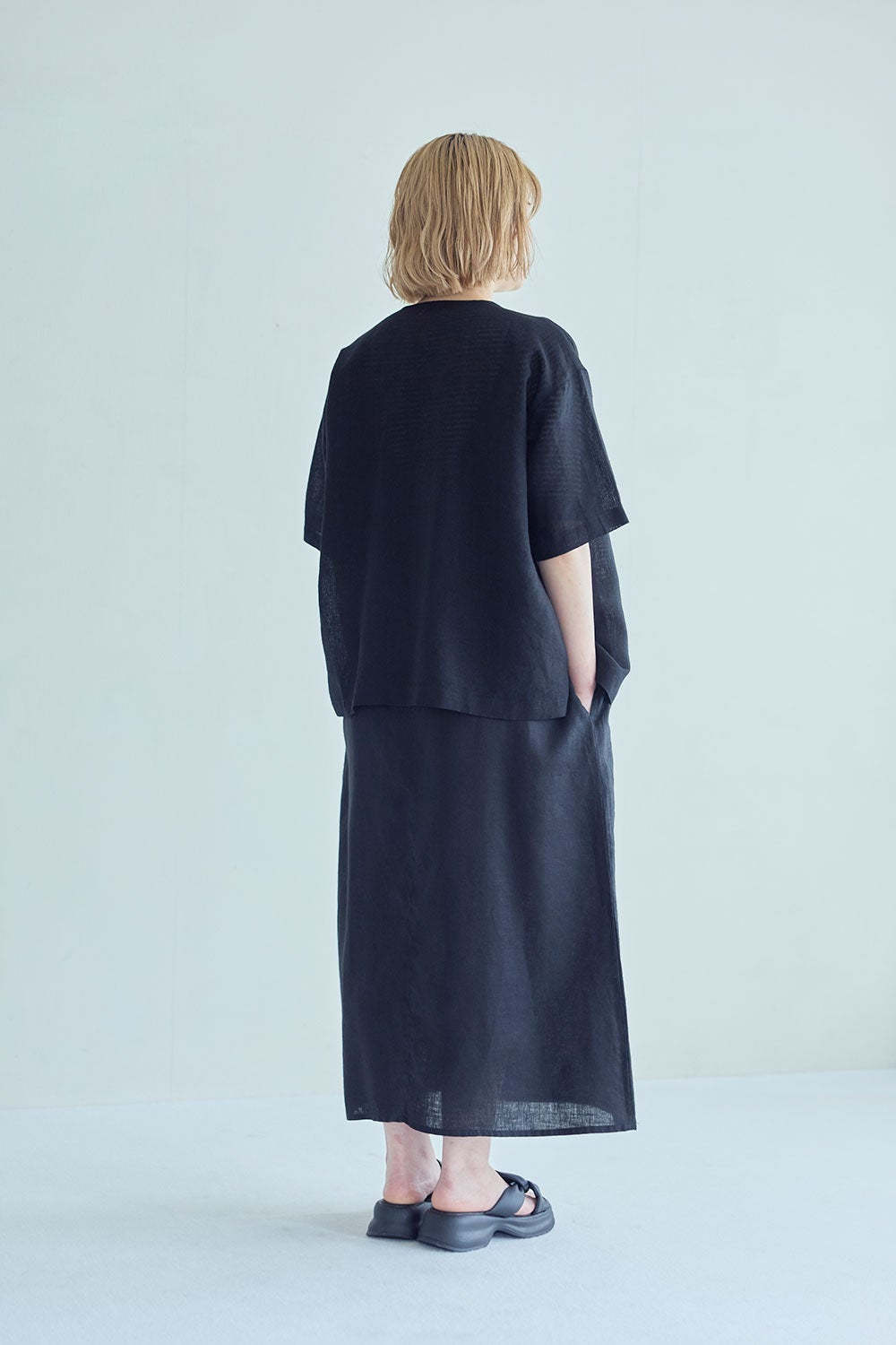 NEW】アンネ トップ ブラック | fog linen work