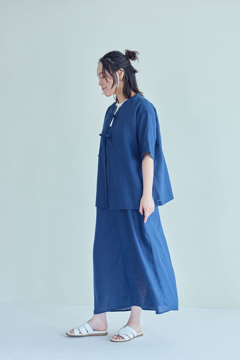 アンネ トップ ブルー ニュイ | fog linen work