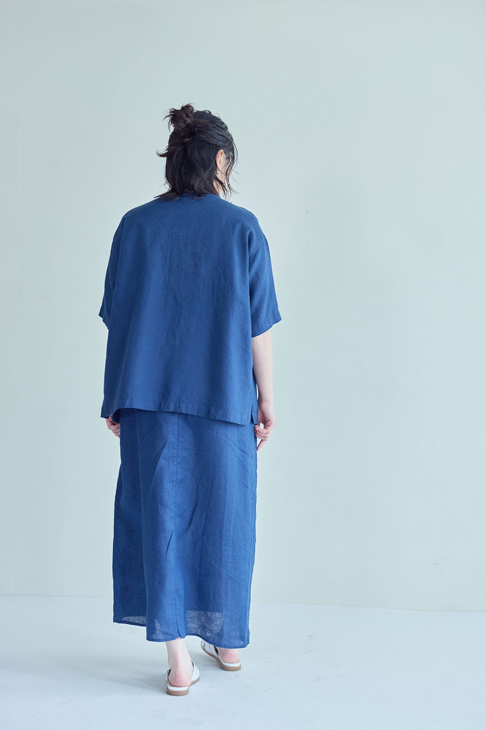 NEW】アンネ トップ ブルー ニュイ | fog linen work