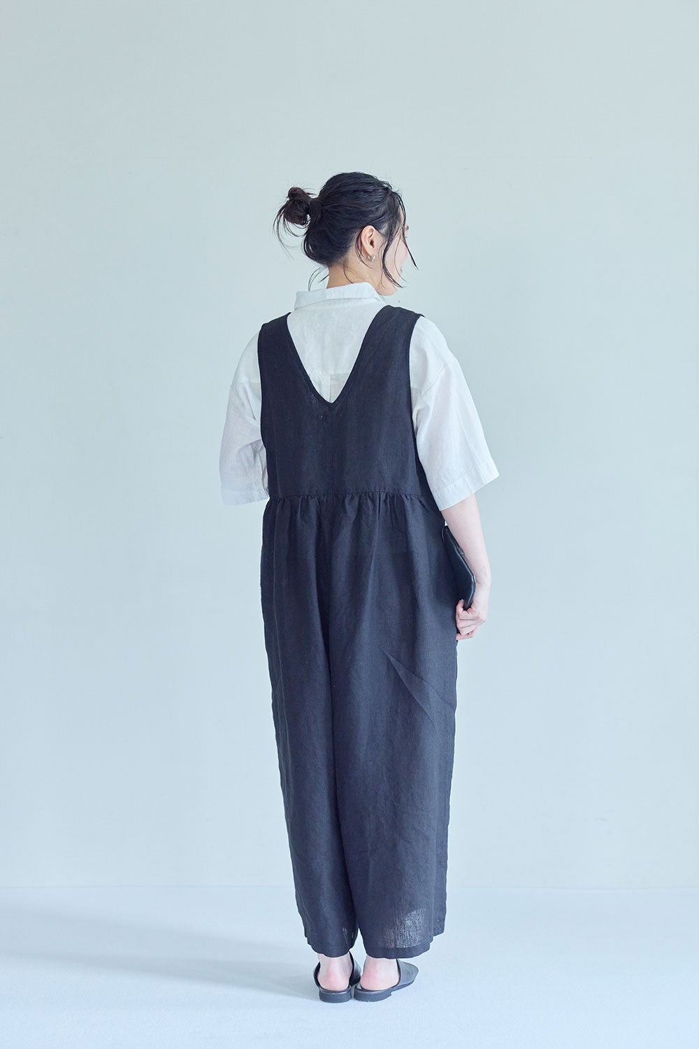 NEW】ルブラン サロペット ブラック | fog linen work