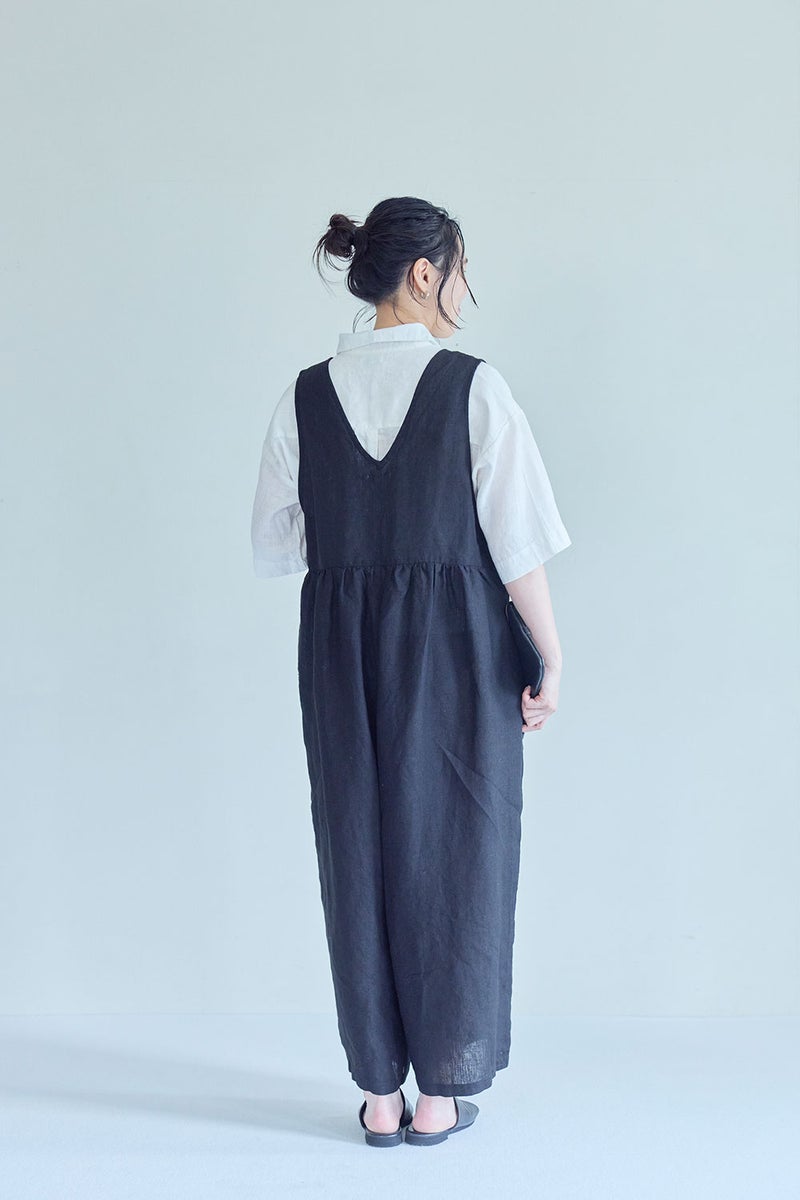 NEW】ルブラン サロペット ブラック | fog linen work