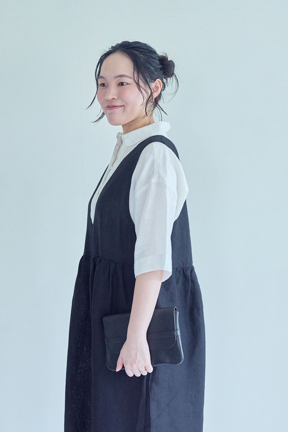 NEW】ルブラン サロペット ブラック | fog linen work