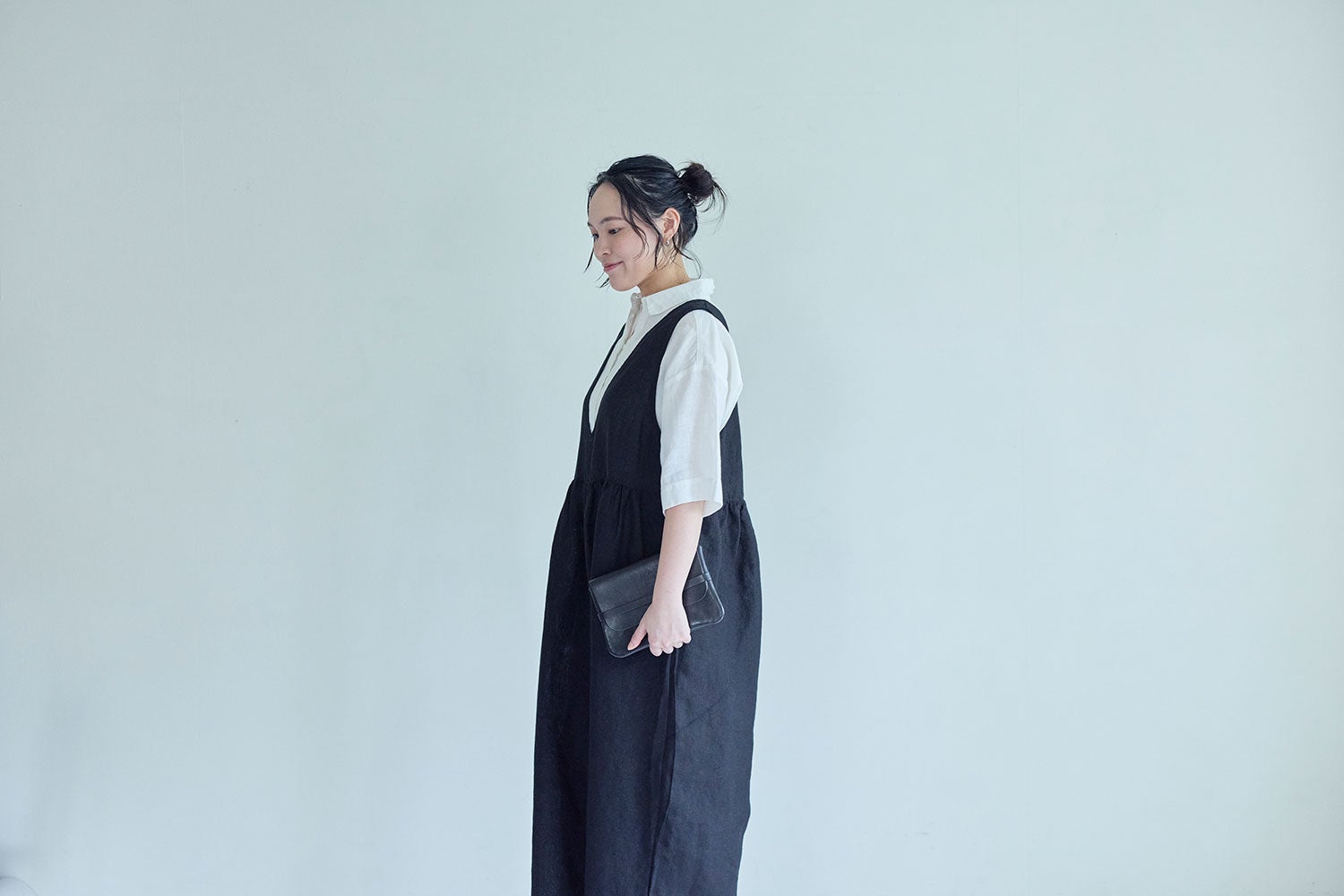 NEW】ルブラン サロペット ブラック | fog linen work