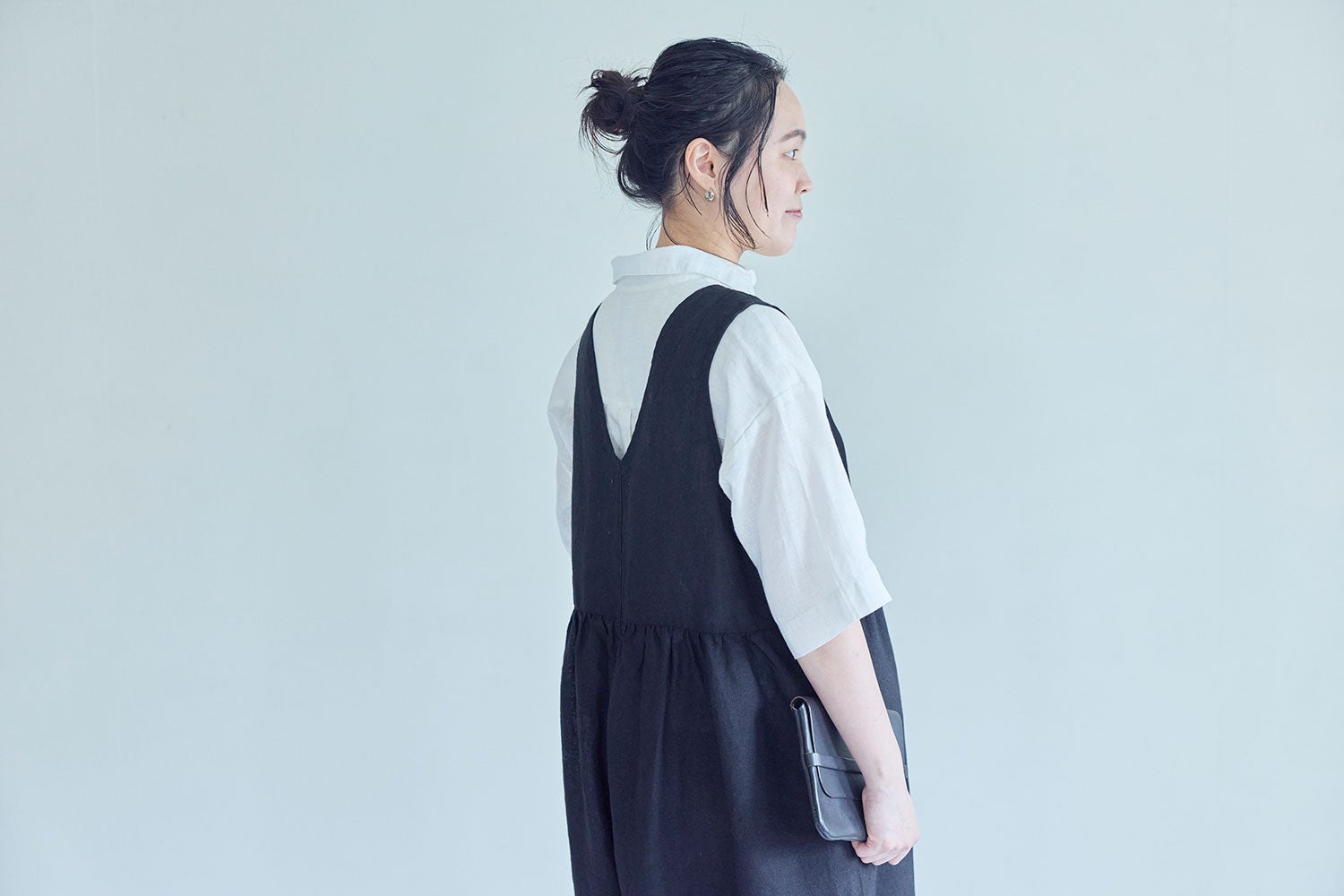 NEW】ルブラン サロペット ブラック | fog linen work