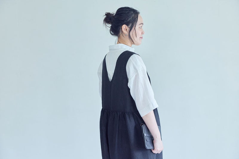 NEW】ルブラン サロペット ブラック | fog linen work