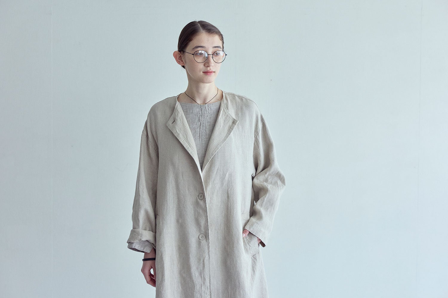 NEW】ドロシー コート ナチュラル | fog linen work
