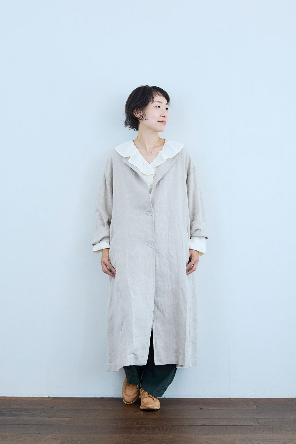 NEW】ドロシー コート ナチュラル | fog linen work