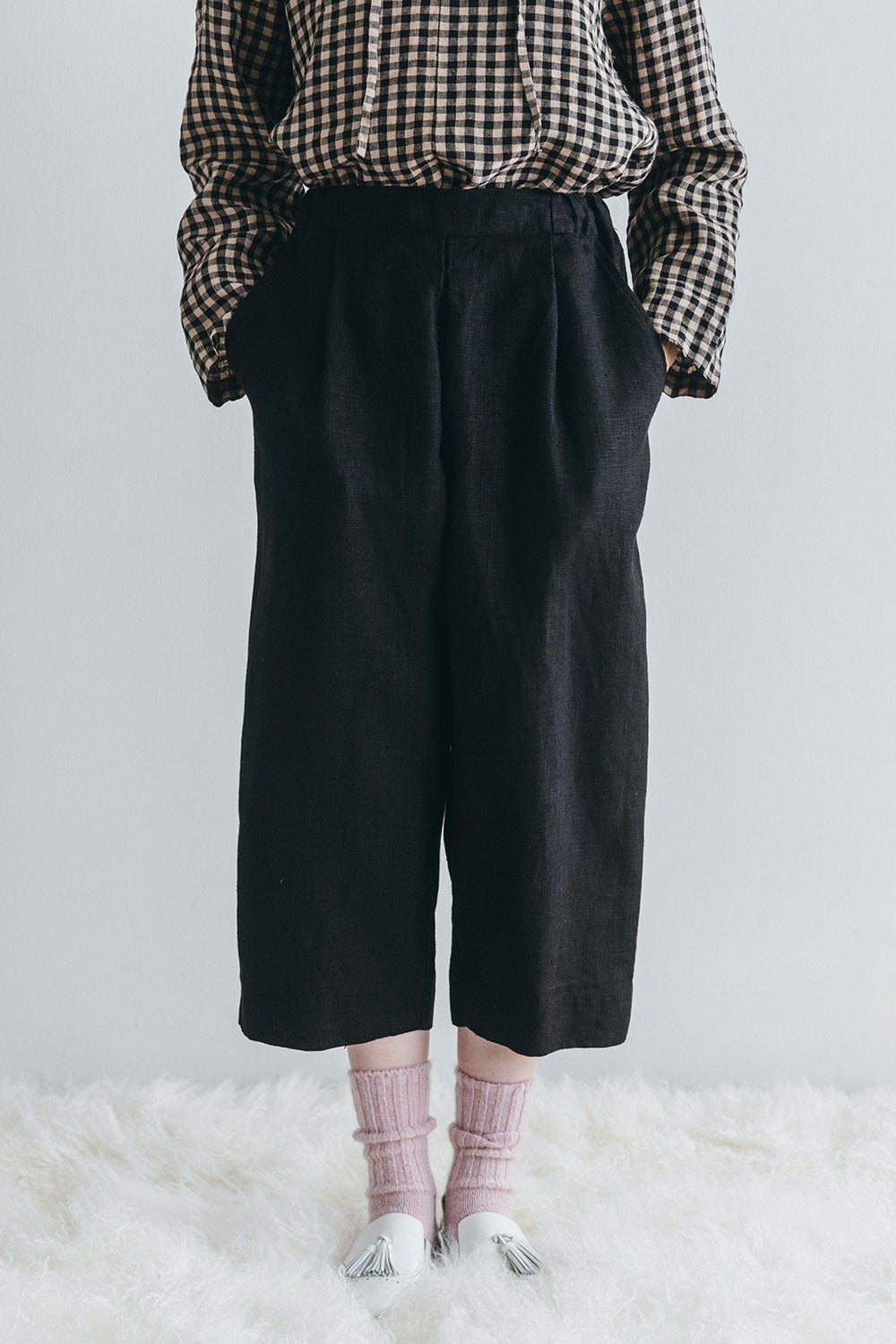 NEW】ジューン パンツ ブラック | fog linen work