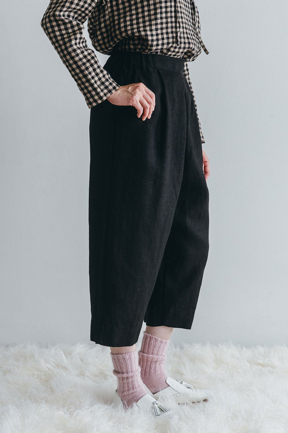 NEW】ジューン パンツ ブラック | fog linen work