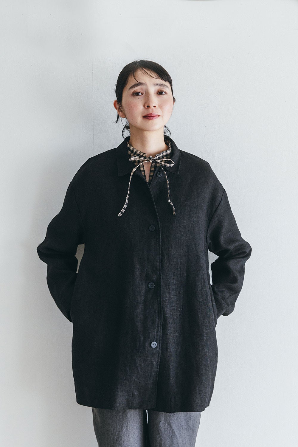 NEW】ケルシー ジャケット ブラック | fog linen work